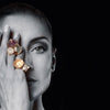 Bone Amethyst Ring by Ayaka Nishi on model