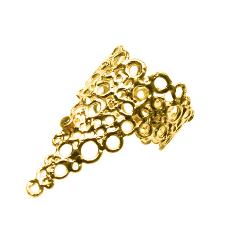 18k Gold Cell Ring