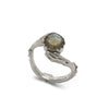 Hand Ring with Labradorite