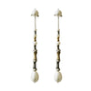 Bone Beads Pearl Earring