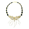 Honeycomb and Coral Necklace by Ayaka Nishi