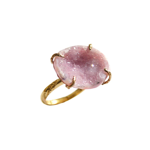 Melange Ring with Stone