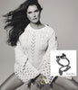 Guardianfashion featuring our Bone Ring on Brooke Shields.